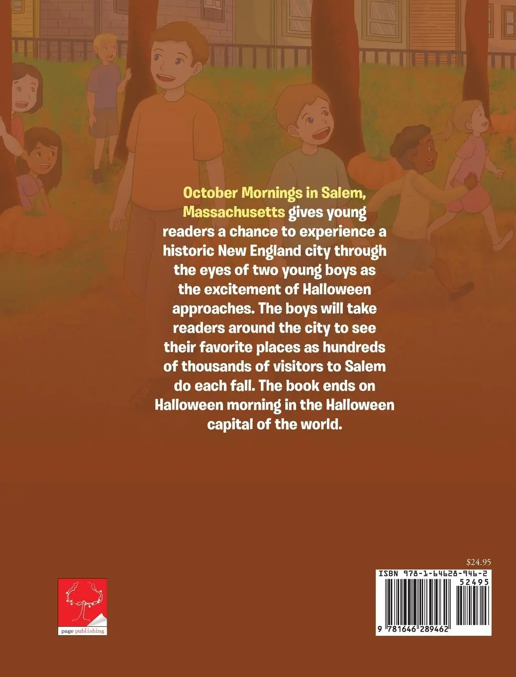 Rückseite: 9781646289462 | October Mornings in Salem, Massachusetts | Amy Anderson Grover | Buch