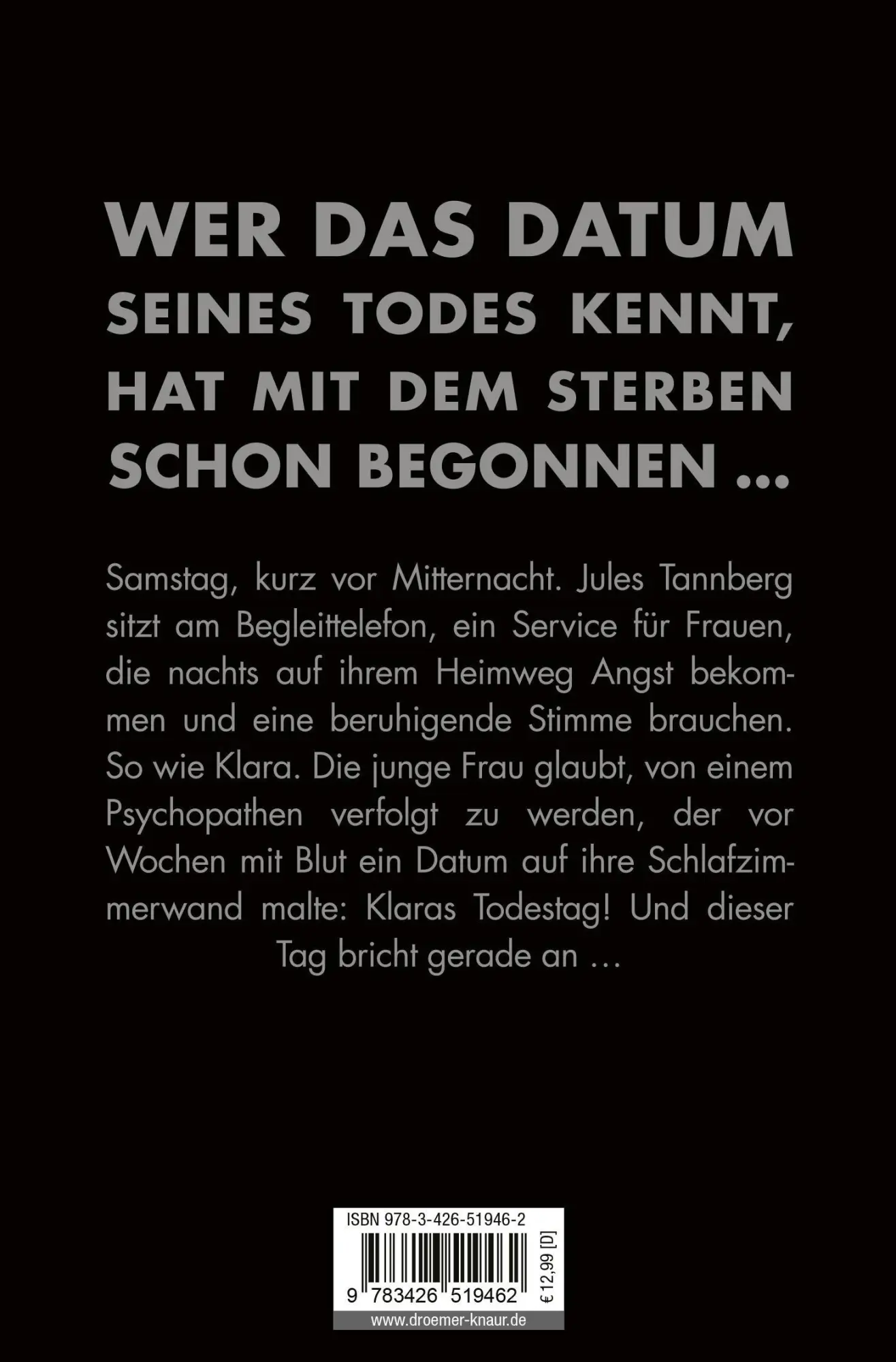 Rückseite: 9783426519462 | Der Heimweg | Sebastian Fitzek | Taschenbuch | 400 S. | Deutsch | 2022