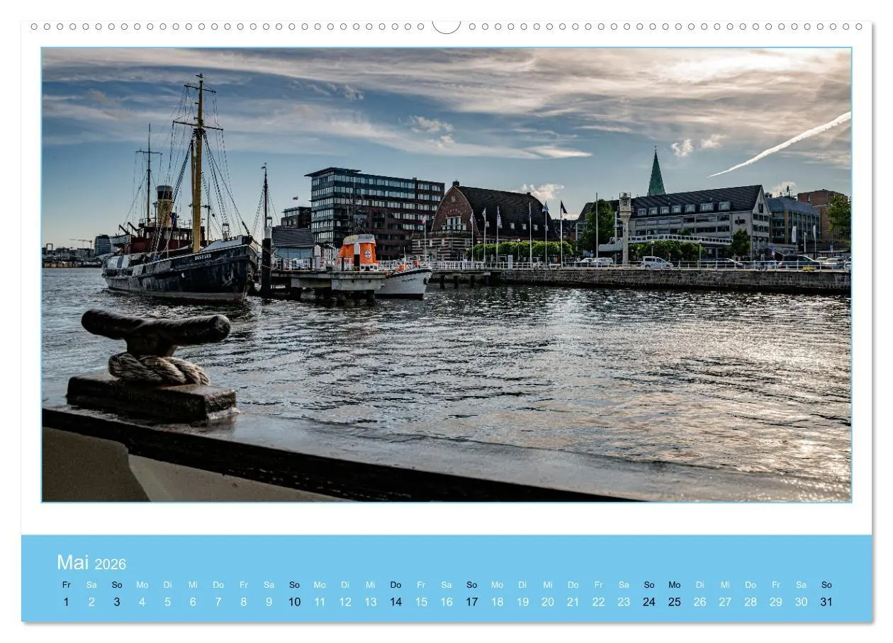 Bild: 9783457449462 | Kiel: Maritime Impressionen (hochwertiger Premium Wandkalender 2026...