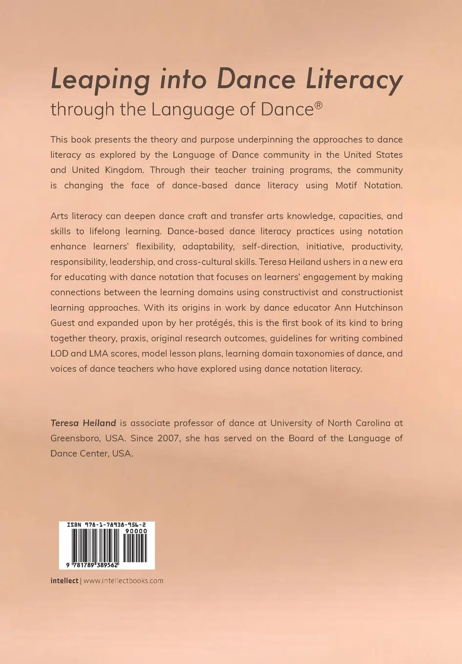 Rückseite: 9781789389562 | Leaping into Dance Literacy through the Language of Dance® | Heiland