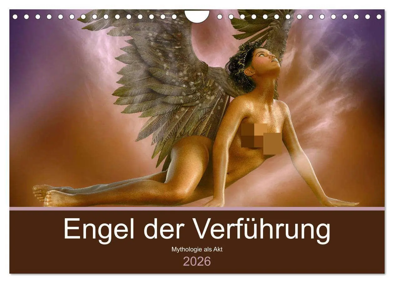 Cover: 9783457819562 | Engel der Verführung - Mythologie als Akt (Wandkalender 2026 DIN A4...