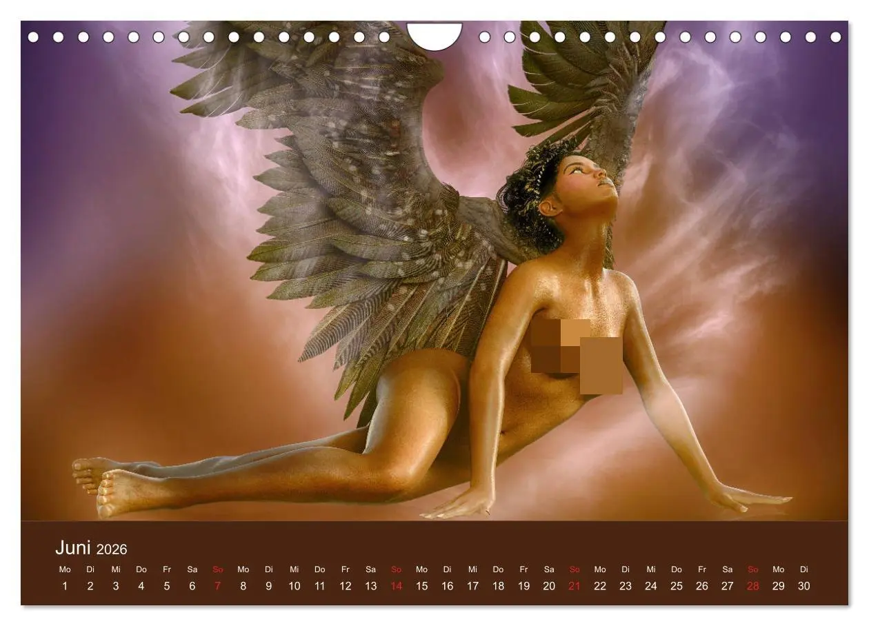 Bild: 9783457819562 | Engel der Verführung - Mythologie als Akt (Wandkalender 2026 DIN A4...