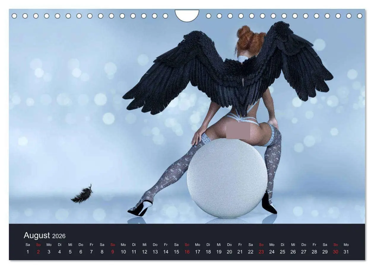 Bild: 9783457819562 | Engel der Verführung - Mythologie als Akt (Wandkalender 2026 DIN A4...