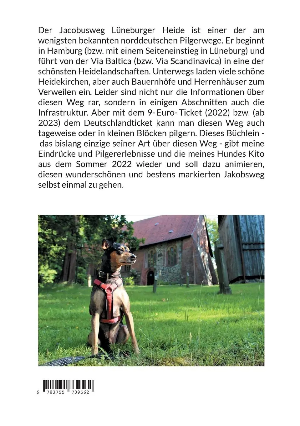 Rückseite: 9783755739562 | Jacobusweg Lüneburger Heide | Christian Hottas | Taschenbuch | 134 S.