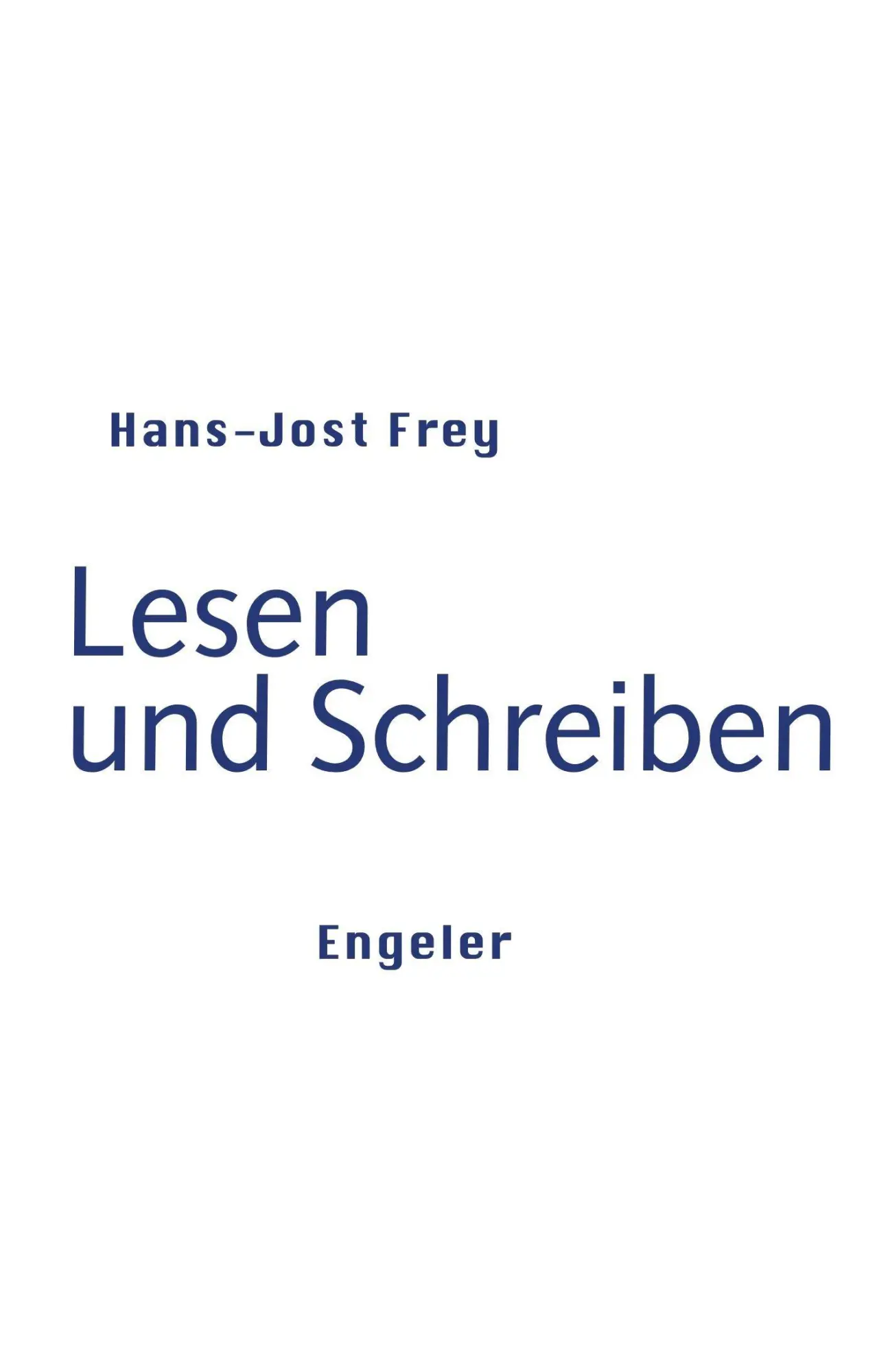 Lesen und Schreiben