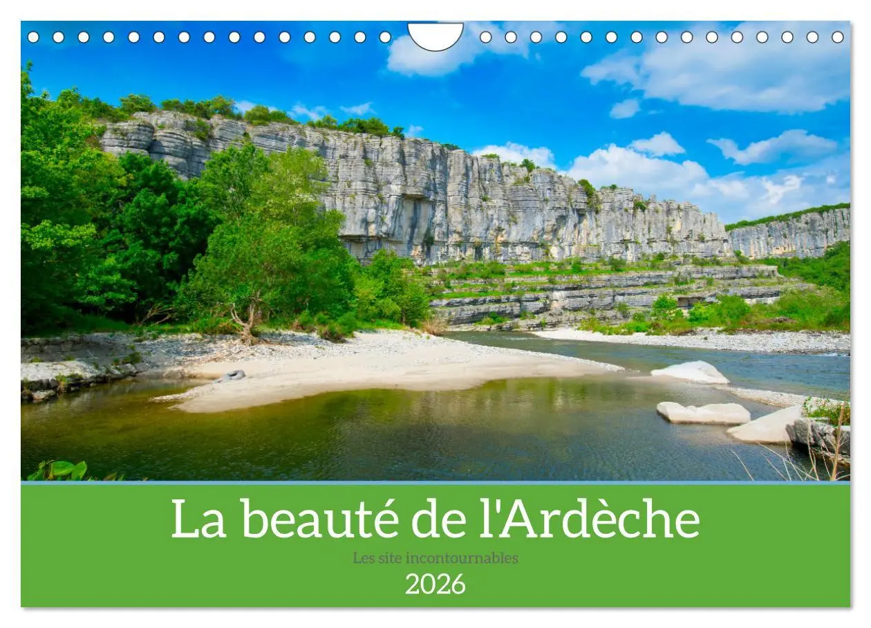 Cover: 9783457289662 | La beauté de l'Ardèche (Calendrier mural 2026 DIN A4 vertical),...