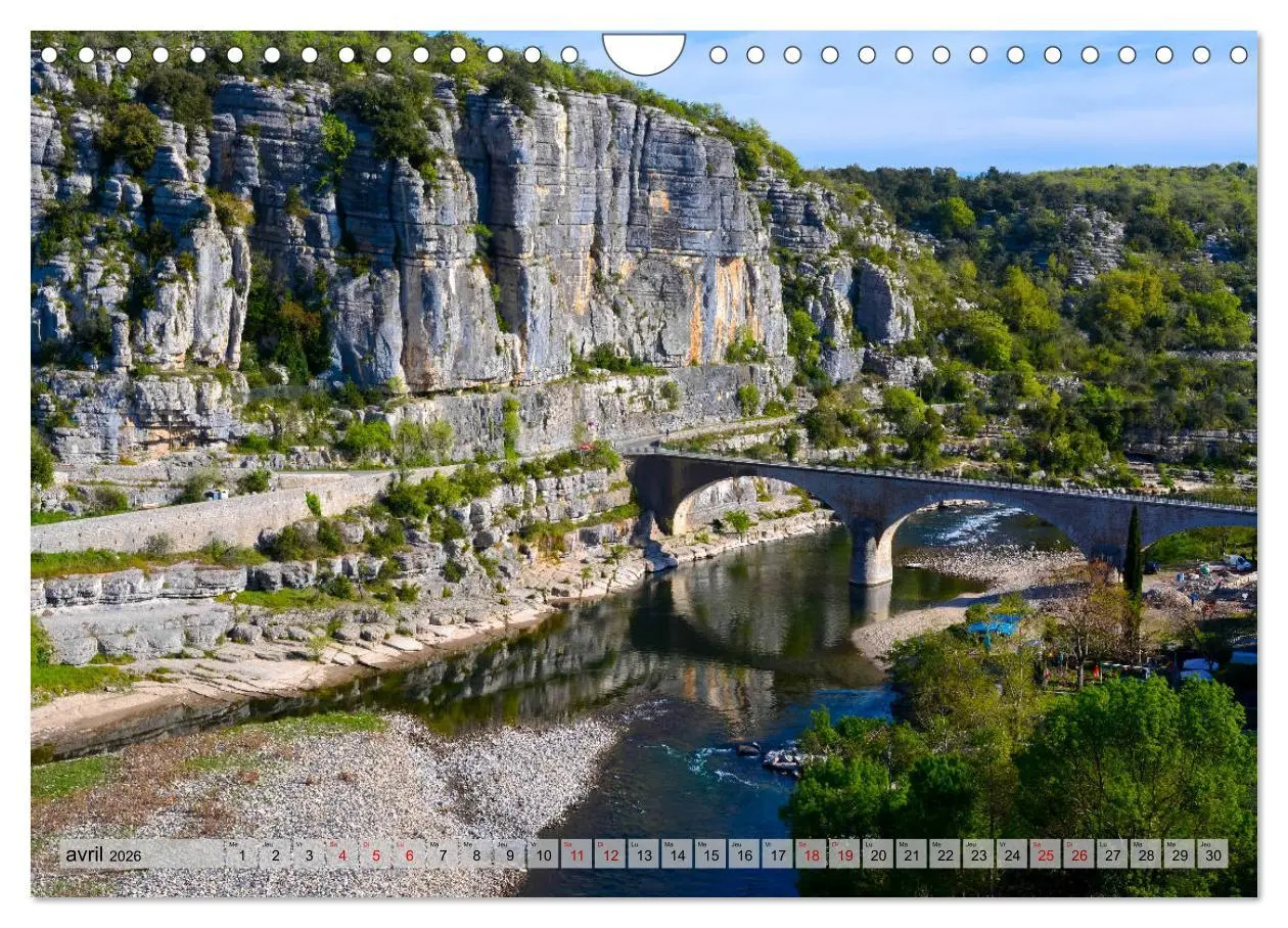 Bild: 9783457289662 | La beauté de l'Ardèche (Calendrier mural 2026 DIN A4 vertical),...