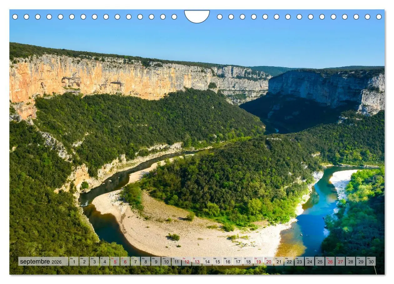 Bild: 9783457289662 | La beauté de l'Ardèche (Calendrier mural 2026 DIN A4 vertical),...