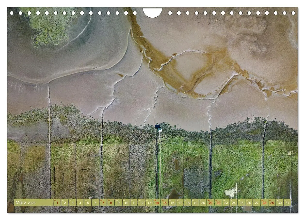 Bild: 9783457359662 | neunziggrad I photoart: das wattenmeer von oben (Wandkalender 2026...
