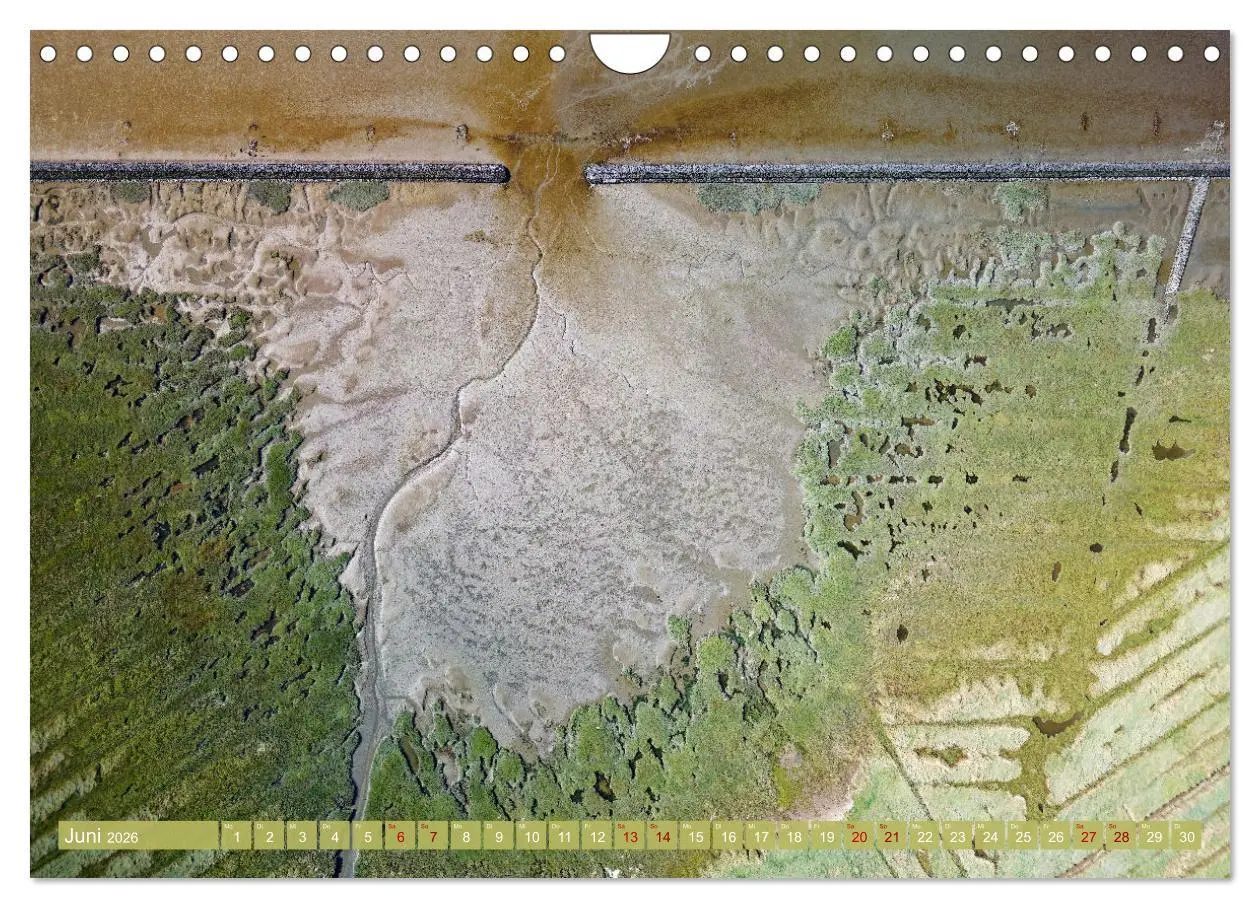 Bild: 9783457359662 | neunziggrad I photoart: das wattenmeer von oben (Wandkalender 2026...