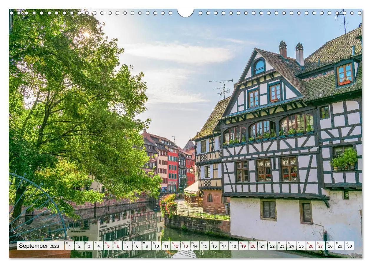 Bild: 9783457809662 | Romantisches Straßburg (Wandkalender 2026 DIN A3 quer), CALVENDO...