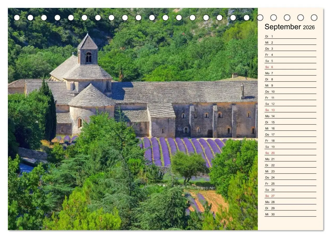 Bild: 9783457979662 | Verzaubernde Provence (Tischkalender 2026 DIN A5 quer), CALVENDO...