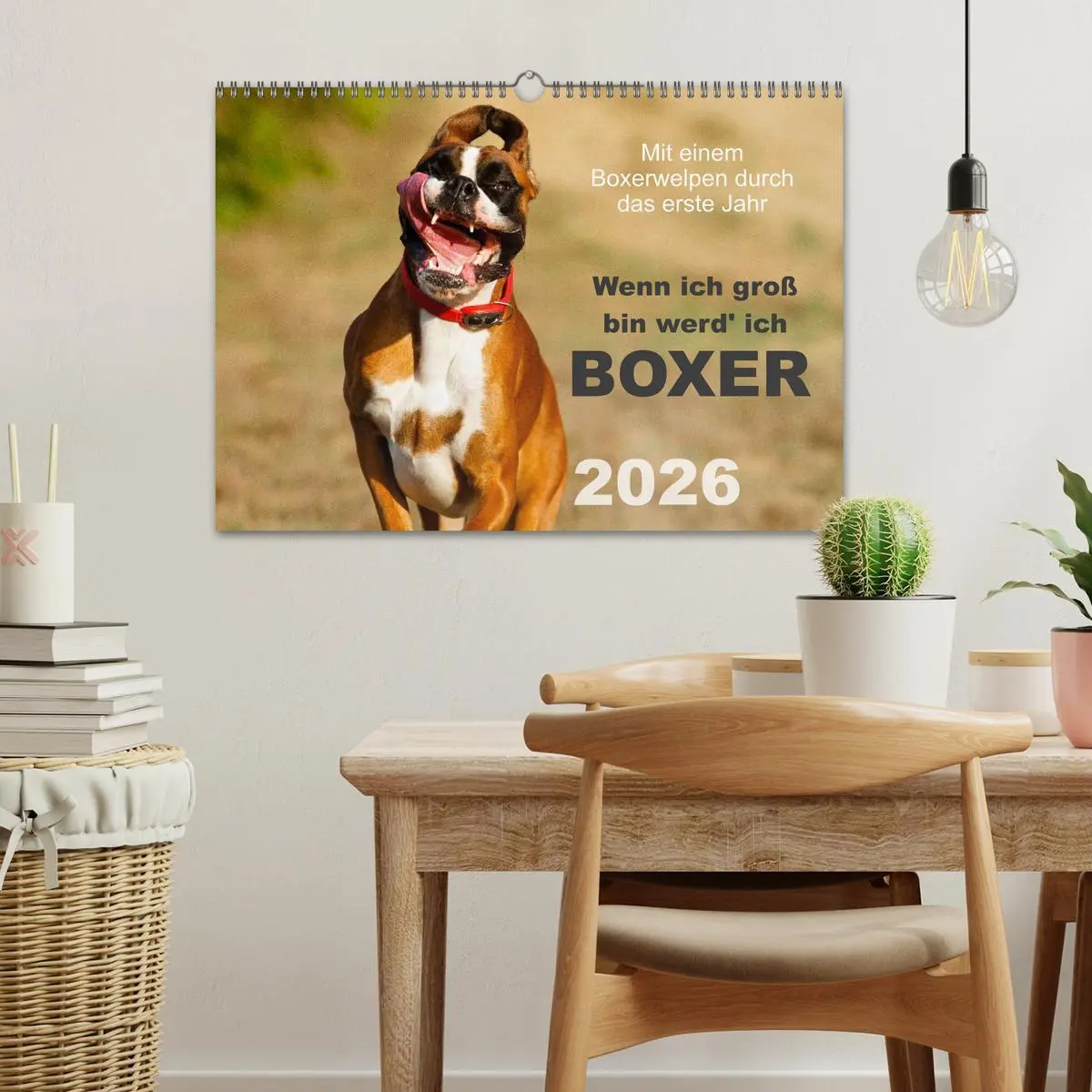 Bild: 9783516139662 | Wenn ich groß bin werd' ich Boxer (Wandkalender 2026 DIN A3 quer),...