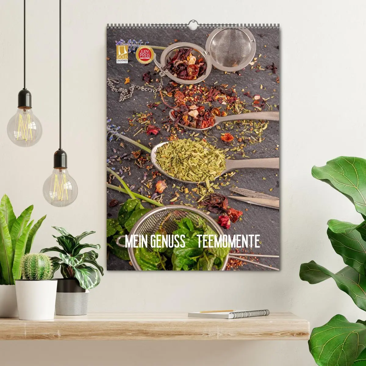 Bild: 9783516379662 | Mein Genuss Teemomente (Wandkalender 2026 DIN A2 hoch), CALVENDO...