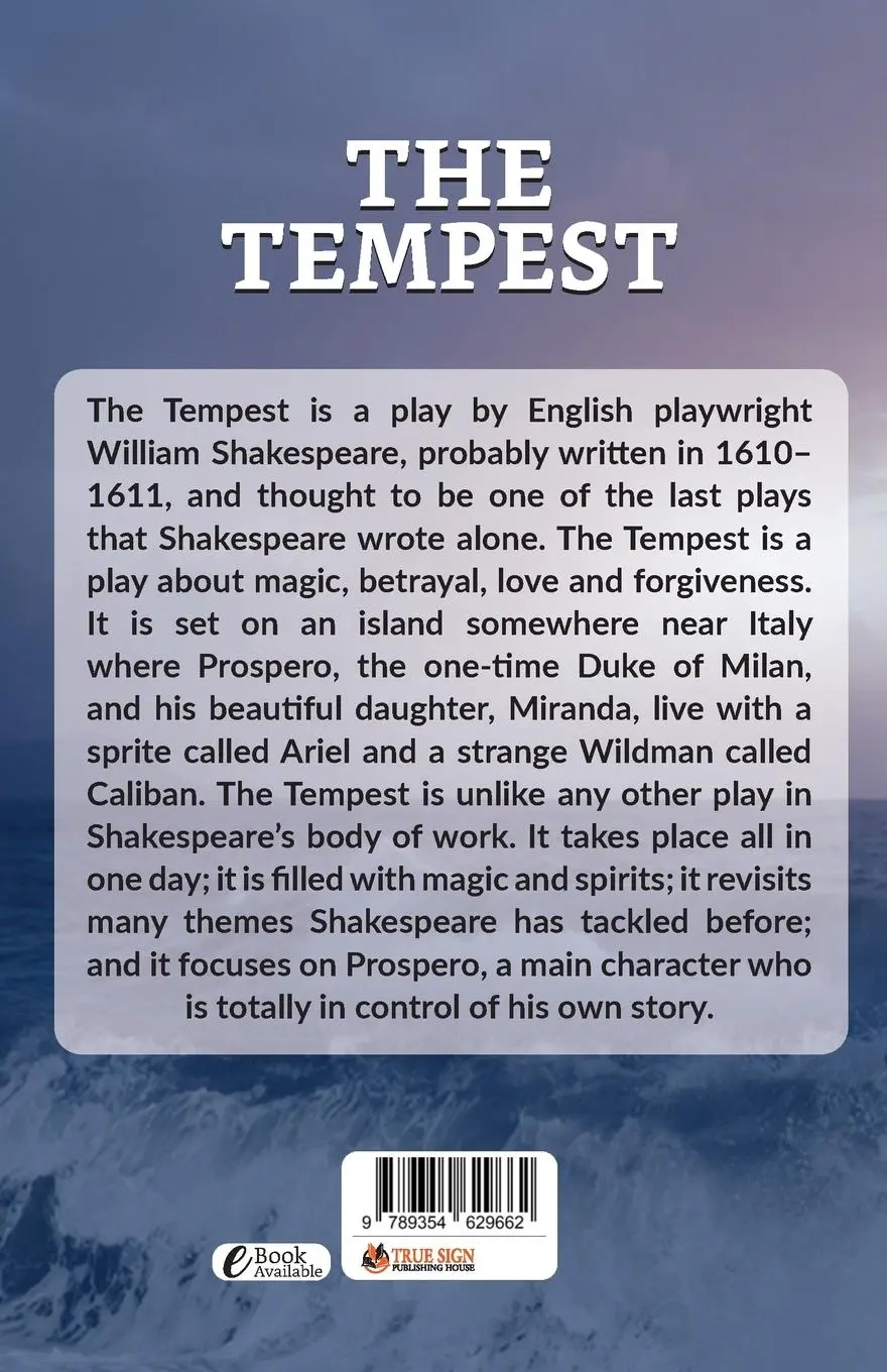 Rückseite: 9789354629662 | The Tempest | William Shakespeare | Taschenbuch | Englisch | 2022