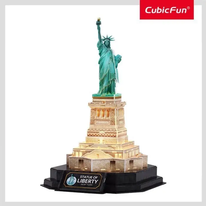 Bild: 7640409429762 | CUBICFUN - 3D Puzzle Freiheitsstatue LED 79 Teile | Spiel | 660536