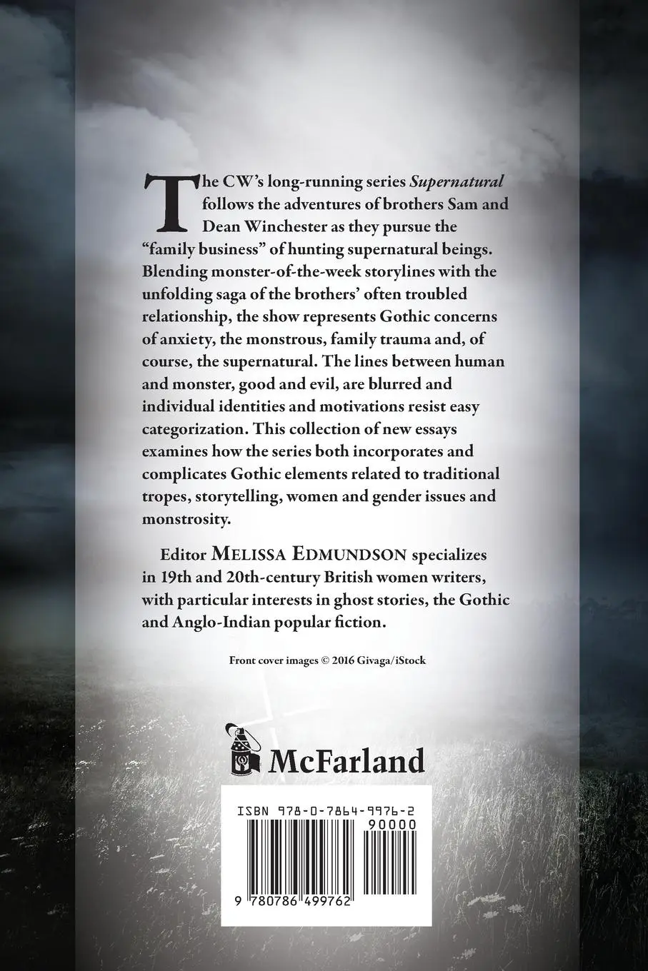 Rückseite: 9780786499762 | The Gothic Tradition in Supernatural | Essays on the Television Series