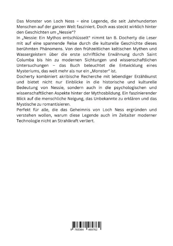 Rückseite: 9783384469762 | Nessie: Ein Mythos entschlüsselt | Ian B. Docherty | Taschenbuch