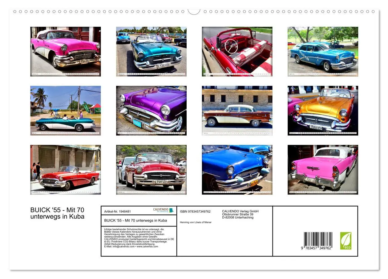 Bild: 9783457349762 | BUICK '55 - Mit 70 unterwegs in Kuba (hochwertiger Premium...