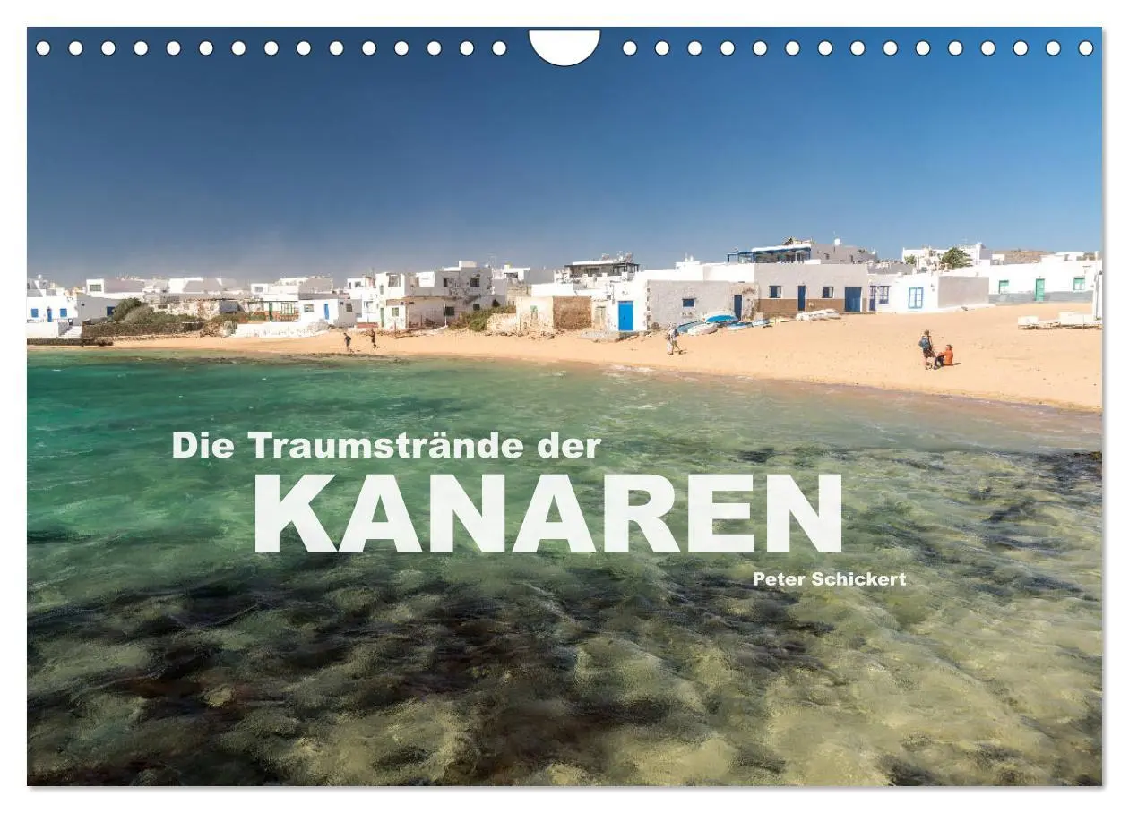 Cover: 9783457729762 | Die Traumstrände der Kanaren. (Wandkalender 2026 DIN A4 quer),...