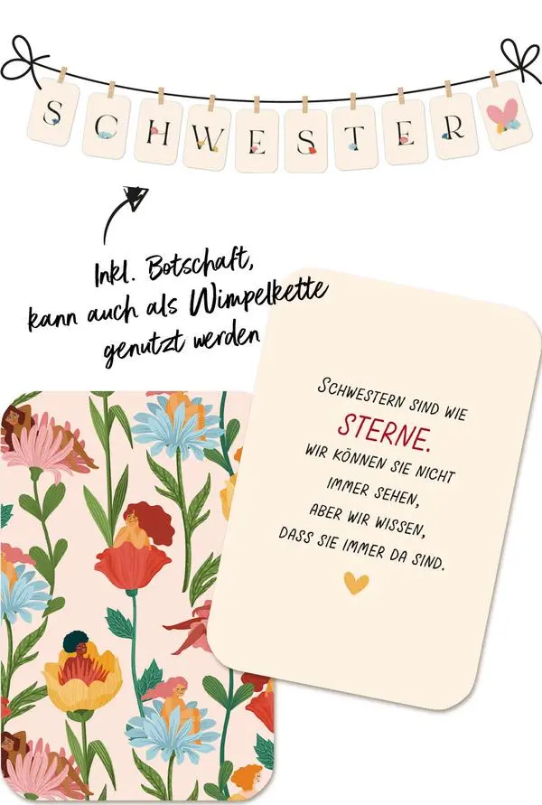 Bild: 9783731889762 | Glückskärtchen-Schwesterherz | Korsch Verlag | Buch | 40 S. | Deutsch