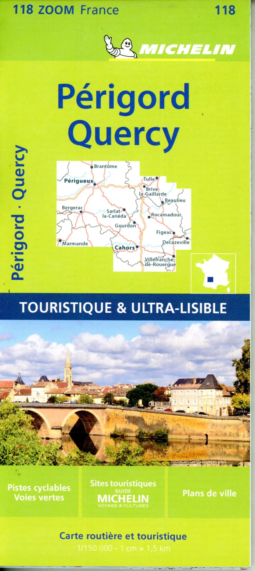 Cover: 9782067209862 | Quercy Perigord - Zoom Map 118 | Map | Michelin | (Land-)Karte | 2020