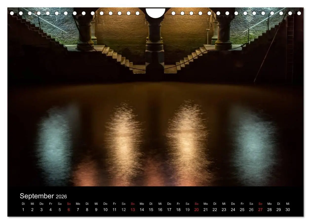 Bild: 9783516049862 | Hamburg - Lichter der Nacht (Wandkalender 2026 DIN A4 quer),...