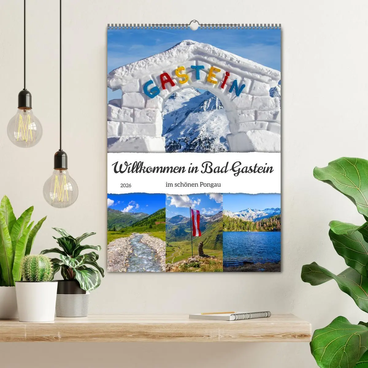 Bild: 9783516289862 | Willkommen in Bad Gastein (Wandkalender 2026 DIN A2 hoch), CALVENDO...