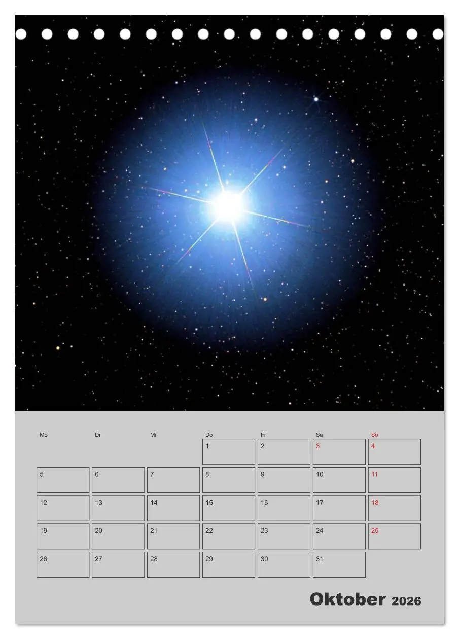 Bild: 9783516429862 | Wunderbares Universum (Tischkalender 2026 DIN A5 hoch), CALVENDO...