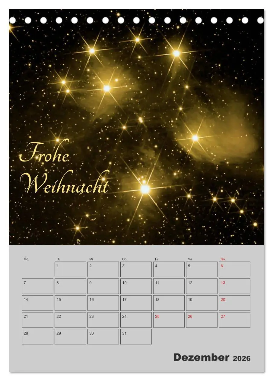 Bild: 9783516429862 | Wunderbares Universum (Tischkalender 2026 DIN A5 hoch), CALVENDO...