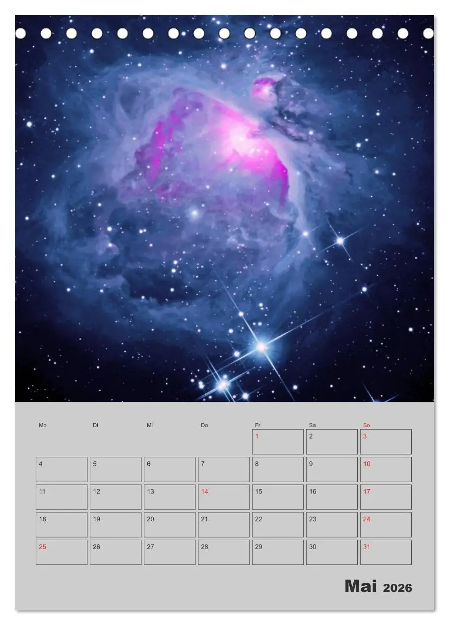 Bild: 9783516429862 | Wunderbares Universum (Tischkalender 2026 DIN A5 hoch), CALVENDO...