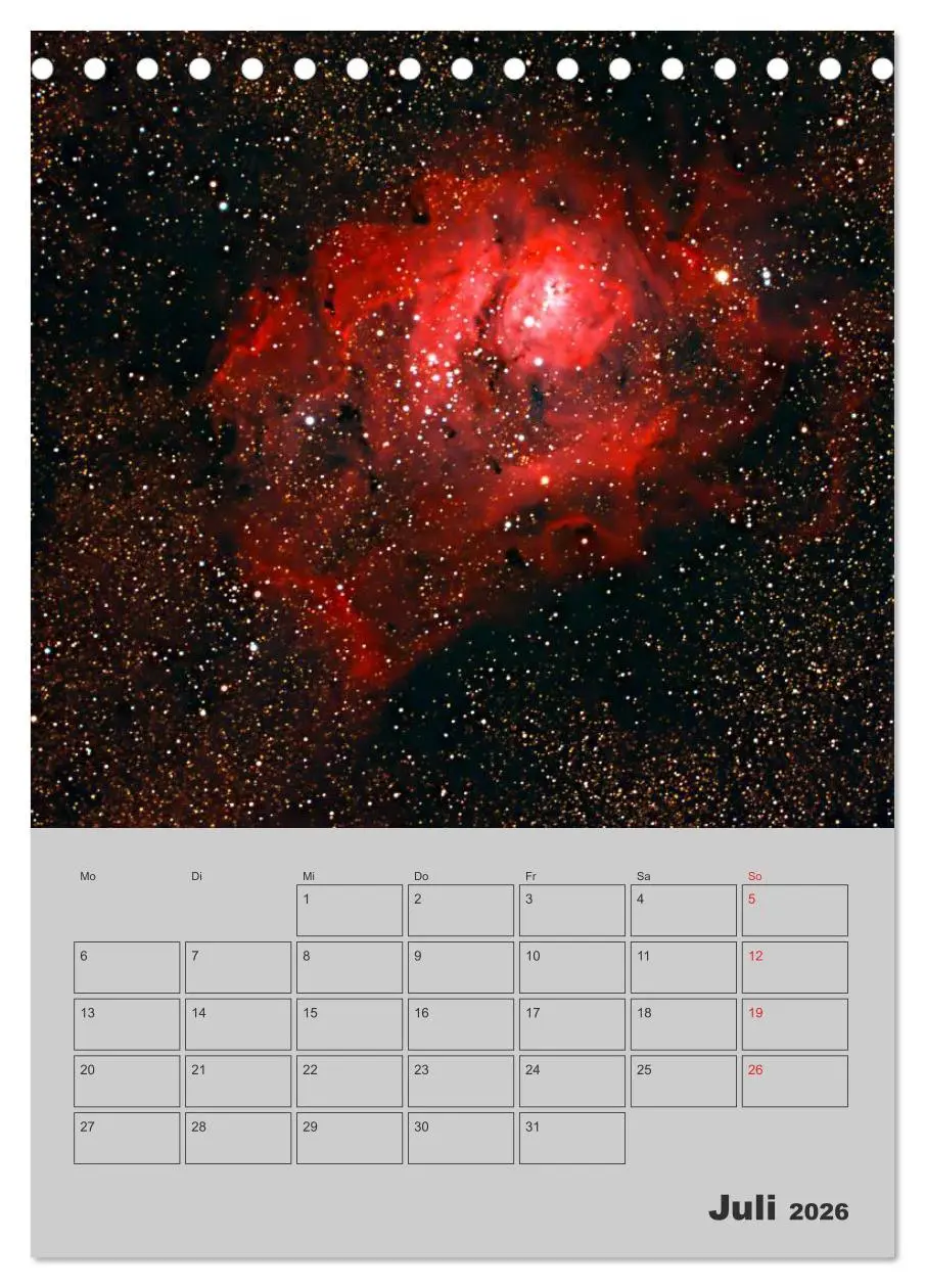 Bild: 9783516429862 | Wunderbares Universum (Tischkalender 2026 DIN A5 hoch), CALVENDO...