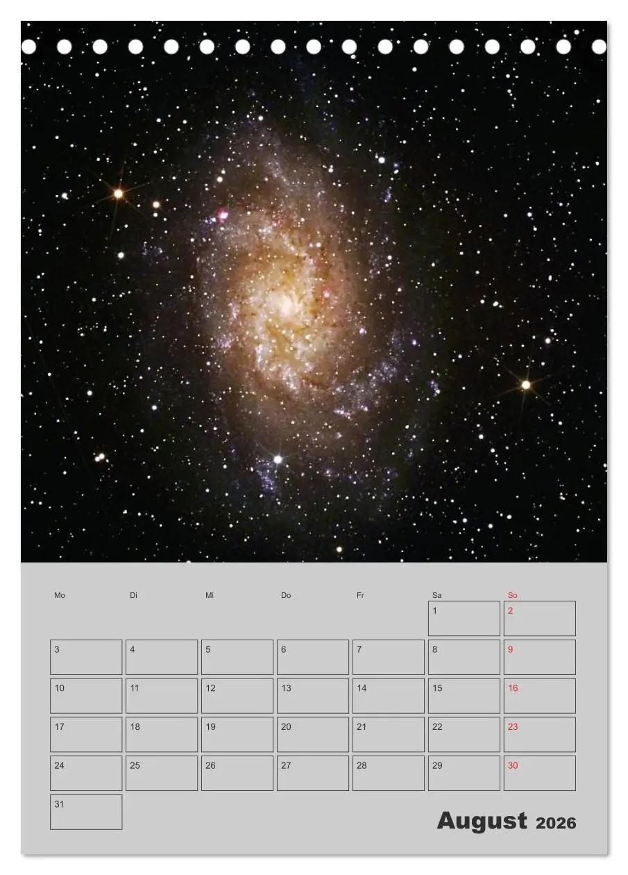 Bild: 9783516429862 | Wunderbares Universum (Tischkalender 2026 DIN A5 hoch), CALVENDO...