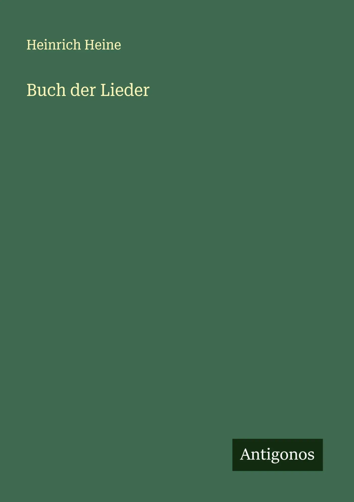 Cover: 9783563199862 | Buch der Lieder | Heinrich Heine | Taschenbuch | Deutsch | 2025