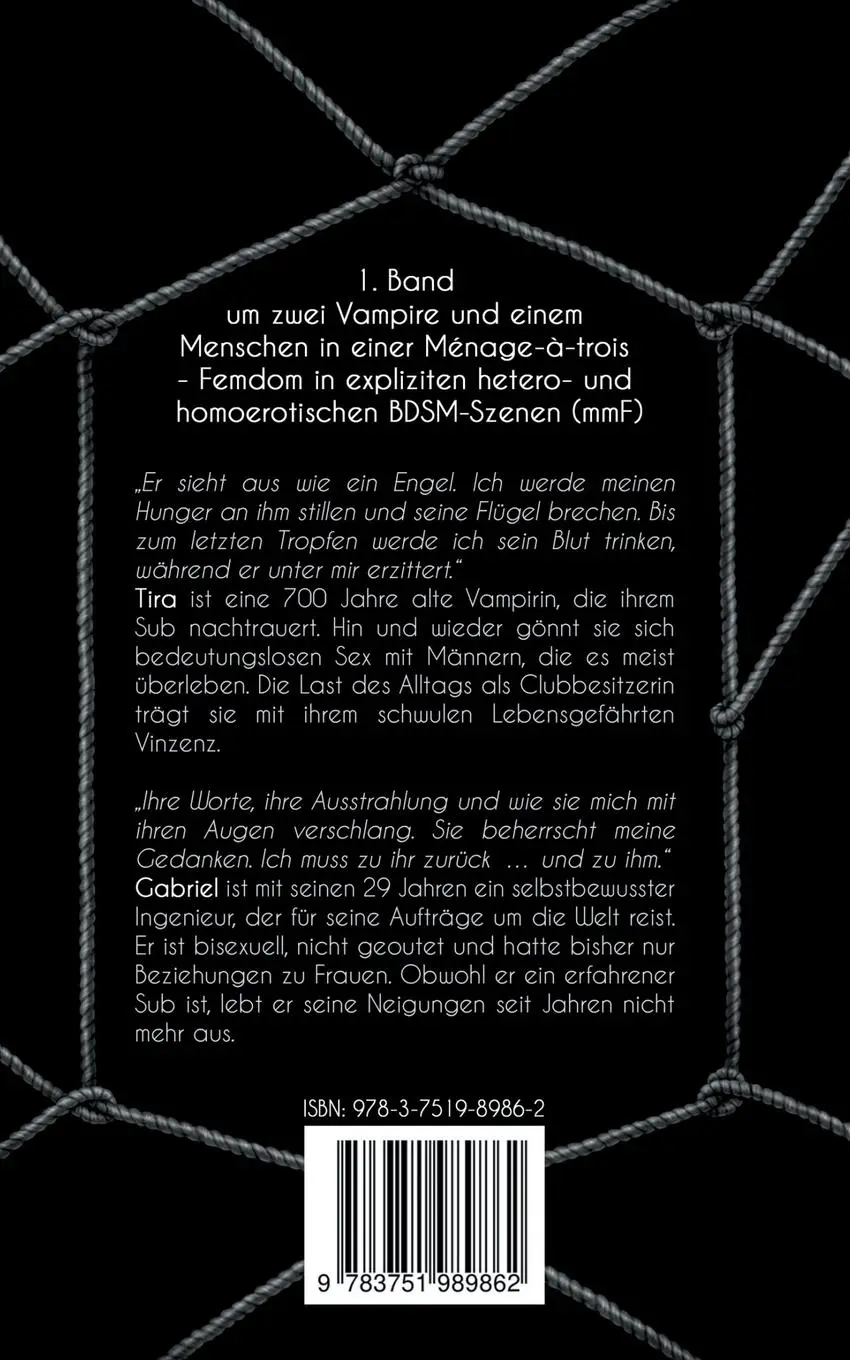 Rückseite: 9783751989862 | Gabriel - Erweckung | Vampir Dark Romance | Jessy D. Sera | Buch