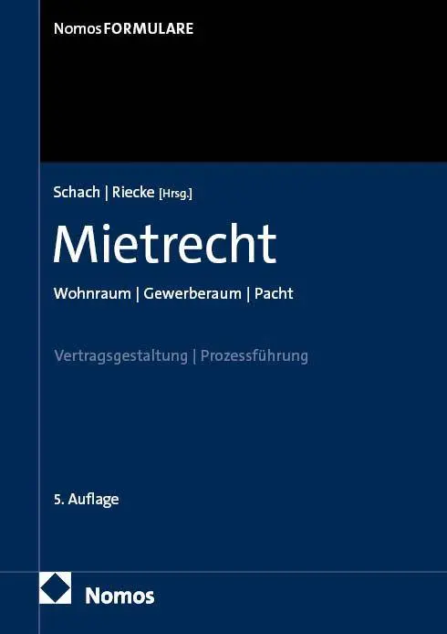 Cover: 9783756009862 | Mietrecht | Wohnraum Gewerberaum Pacht | Klaus Schach (u. a.) | Bundle
