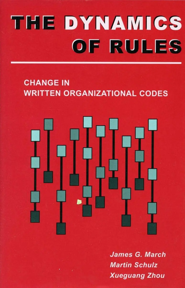 Cover: 9780804739962 | The Dynamics of Rules | Change in Written Organizational Codes | Buch