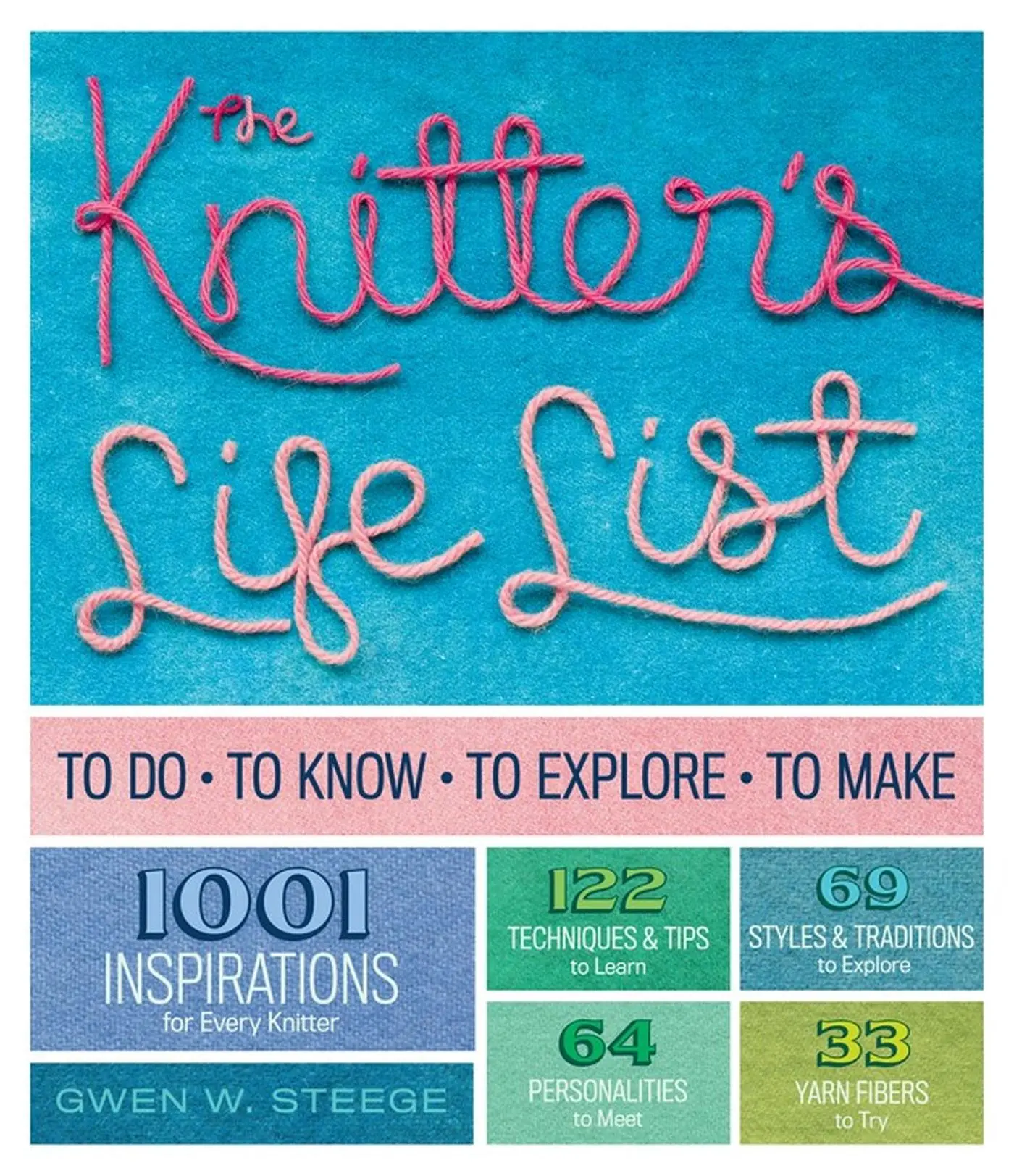 Cover: 9781603429962 | The Knitter's Life List | To Do, to Know, to Explore, to Make | Steege