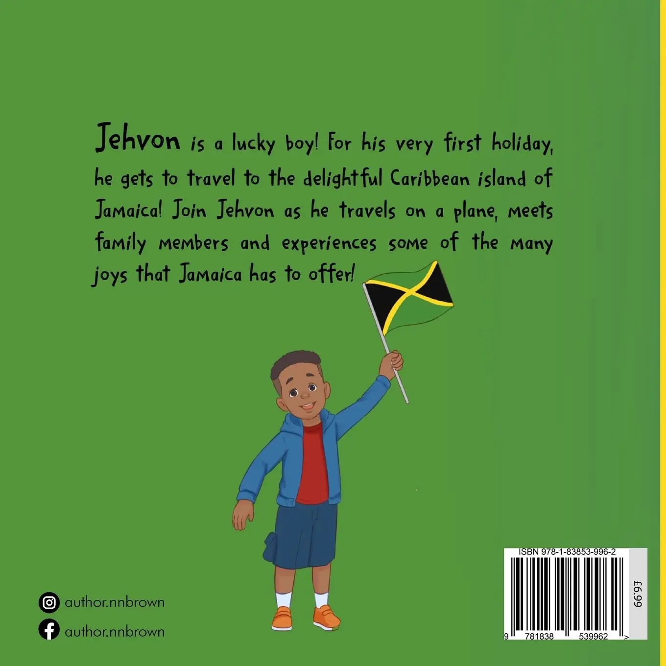 Rückseite: 9781838539962 | Jehvon Goes to Jamaica | Natasha N Brown | Taschenbuch | Englisch