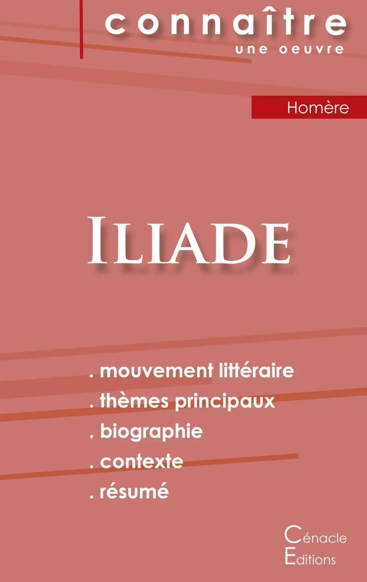 Cover: 9782367889962 | Fiche de lecture Iliade de Homère (Analyse littéraire de référence...