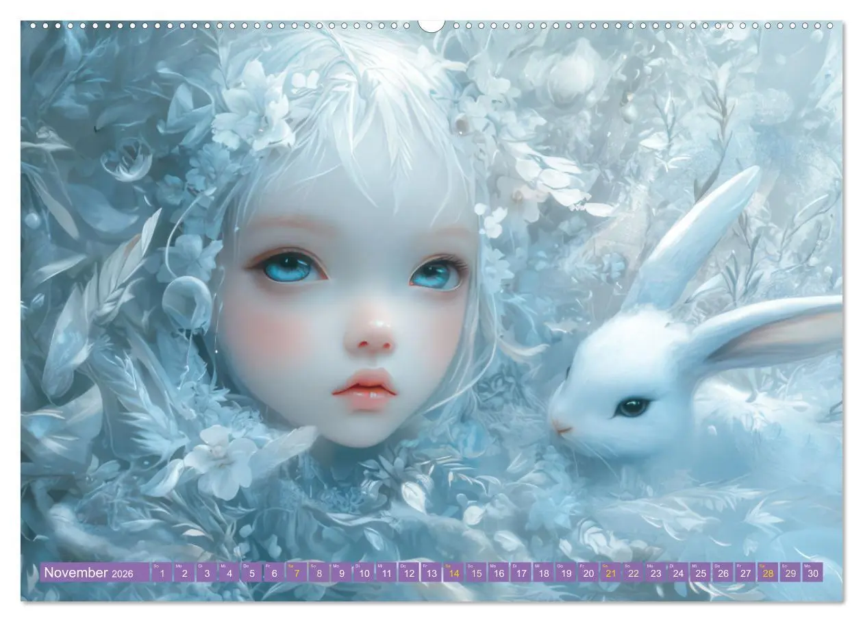 Bild: 9783457259962 | Winterliche Fantasie Animé (hochwertiger Premium Wandkalender 2026...