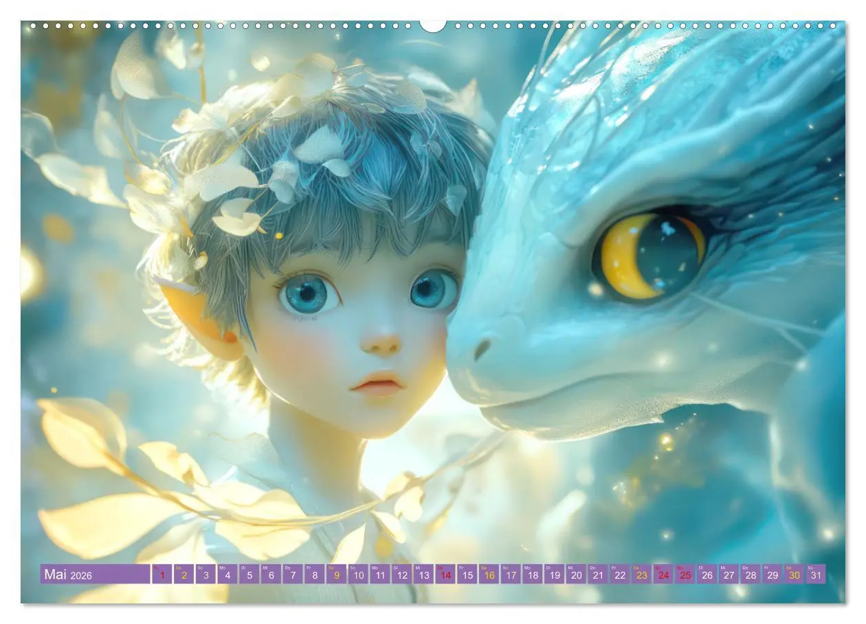 Bild: 9783457259962 | Winterliche Fantasie Animé (hochwertiger Premium Wandkalender 2026...