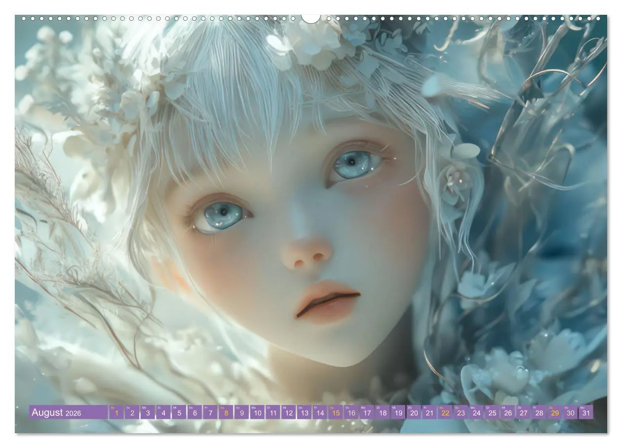 Bild: 9783457259962 | Winterliche Fantasie Animé (hochwertiger Premium Wandkalender 2026...