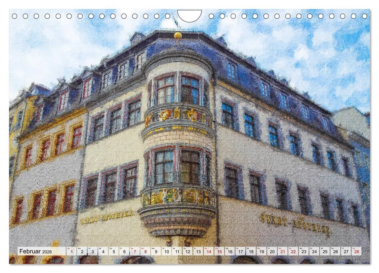 Bild: 9783457709962 | Gera gesehen mit Pinsel und Öl (Wandkalender 2026 DIN A4 quer),...