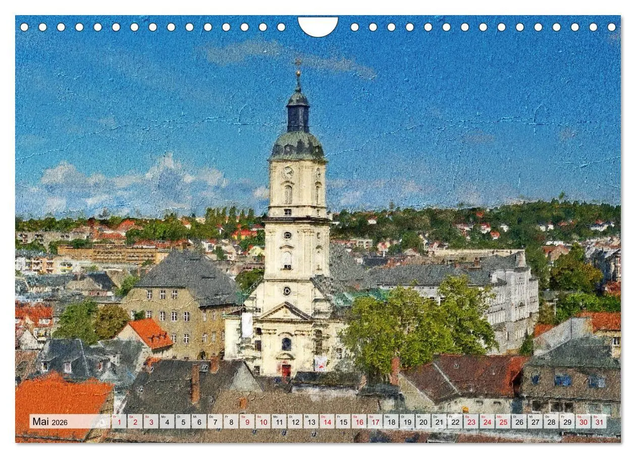 Bild: 9783457709962 | Gera gesehen mit Pinsel und Öl (Wandkalender 2026 DIN A4 quer),...