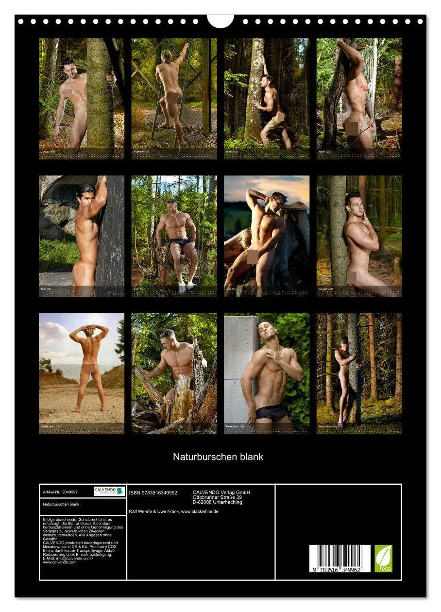 Bild: 9783516349962 | Naturburschen blank (Wandkalender 2026 DIN A3 hoch), CALVENDO...