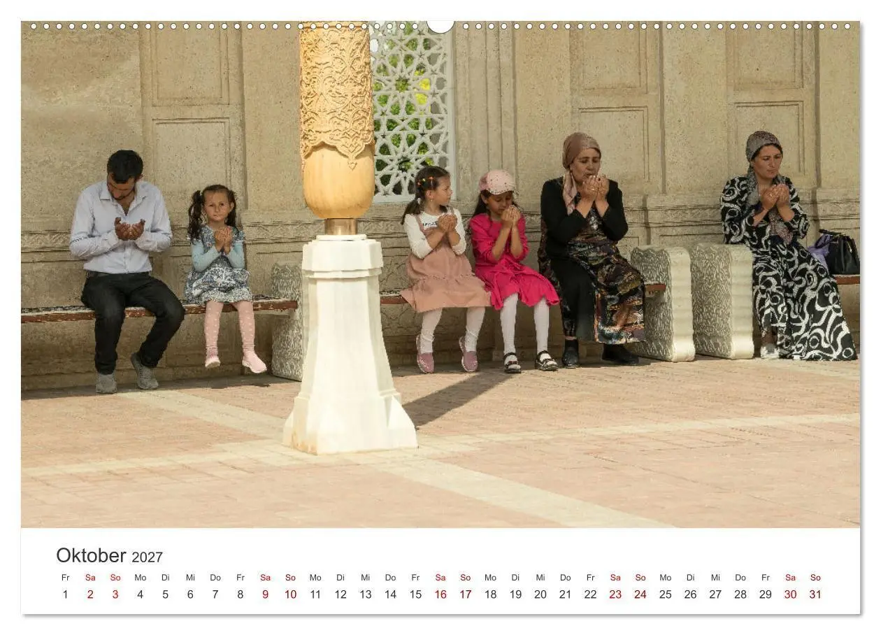 Bild: 9783569299962 | Usbekistan (Wandkalender 2027 DIN A2 quer), CALVENDO Monatskalender