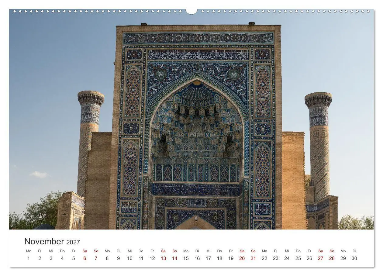 Bild: 9783569299962 | Usbekistan (Wandkalender 2027 DIN A2 quer), CALVENDO Monatskalender