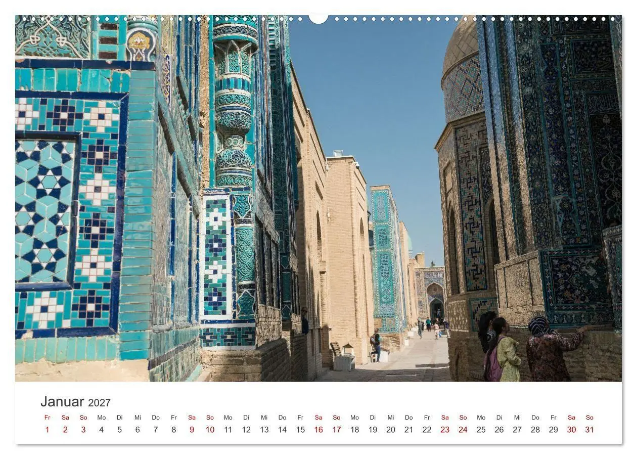 Bild: 9783569299962 | Usbekistan (Wandkalender 2027 DIN A2 quer), CALVENDO Monatskalender
