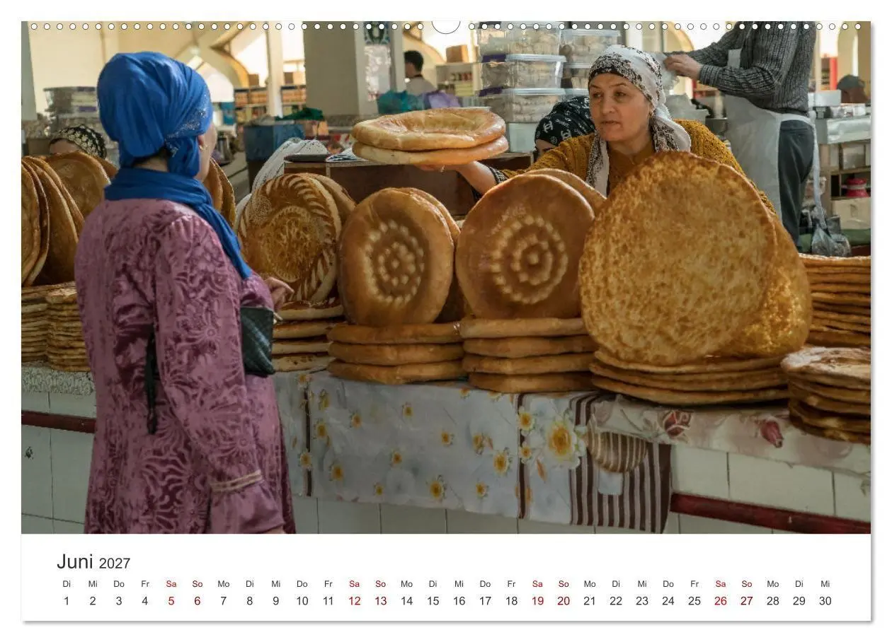 Bild: 9783569299962 | Usbekistan (Wandkalender 2027 DIN A2 quer), CALVENDO Monatskalender